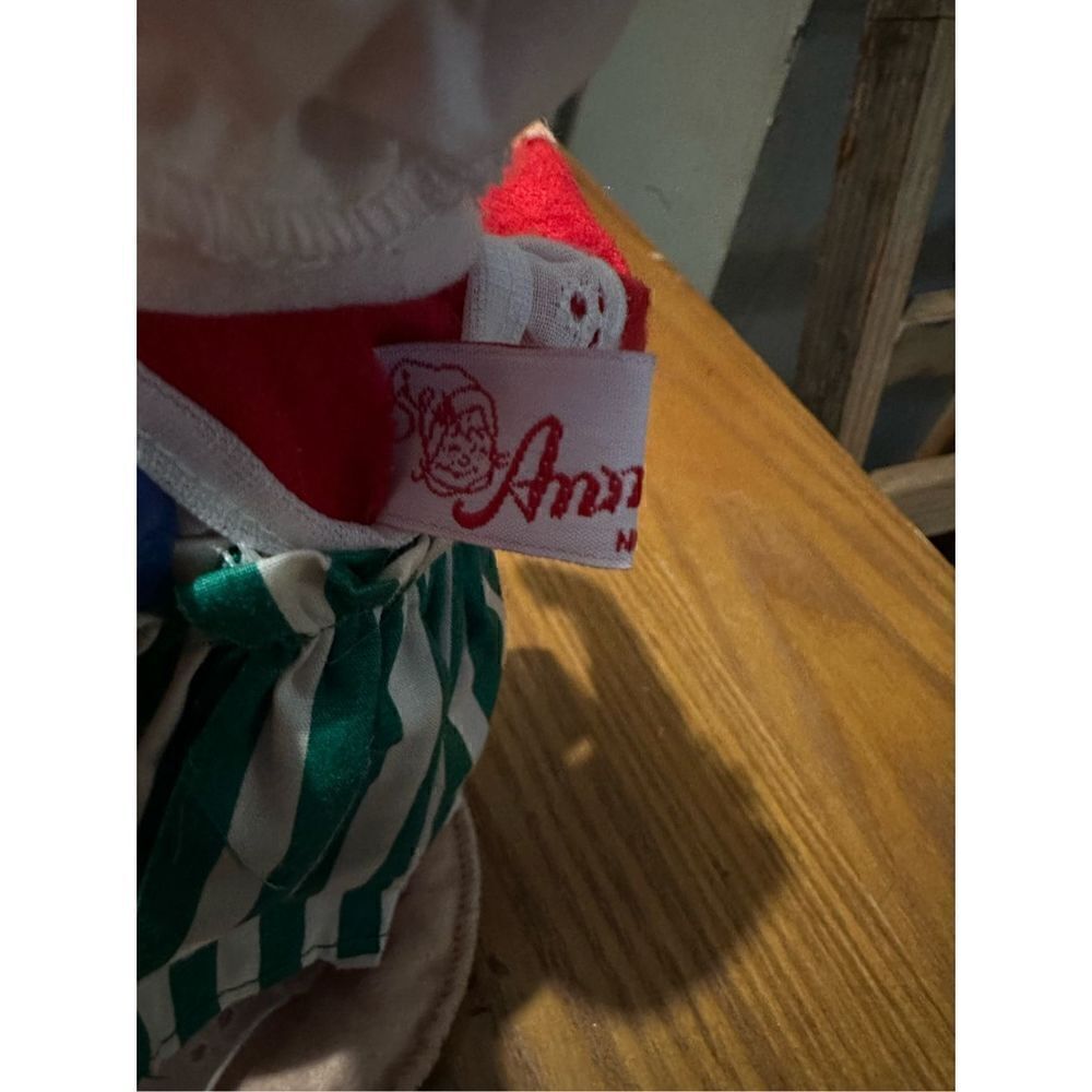 Annalee Mrs. Santa Bag 8 in Doll Figurine Handmade 1993 in the USA Christmas - Picture 10 of 10